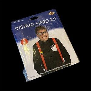 NIP, Halloween Costume Dress Up Instant Nerd Kit Costume 3 piece Set